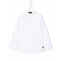 Monnalisa popeline stretch shirt - Branco