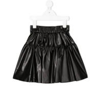 Monnalisa tiered ruffle skirt - Preto