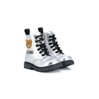 Moschino Kids Ankle boot Toy - Prateado