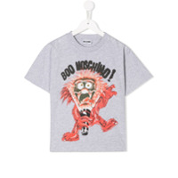 Moschino Kids Camiseta Boo - Cinza