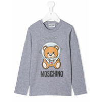 Moschino Kids Camiseta Teddy Bear - Cinza