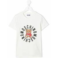 Moschino Kids Camiseta Toy Bear - Branco