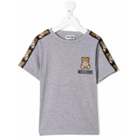 Moschino Kids Camiseta Toy Bear - Cinza
