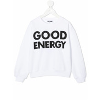 Moschino Kids Good Energy sweater - Branco