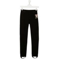 Moschino Kids Legging Teddy Bear - Preto