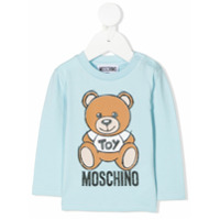 Moschino Kids Moletom Teddy Bear - Azul