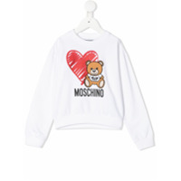 Moschino Kids Toy Bear sweatshirt - Branco