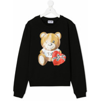 Moschino Kids Toy Bear sweatshirt - Preto