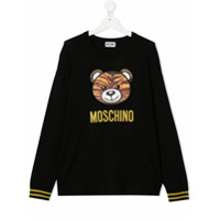 Moschino Kids Toy Bear sweatshirt - Preto
