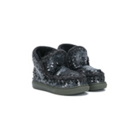 Mou Kids Bota para neve com paetês - Preto