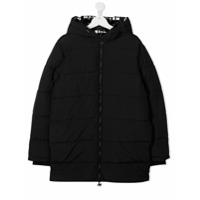 Msgm Kids Jaqueta com capuz - Preto