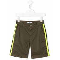 Msgm Kids khaki green shorts - Verde