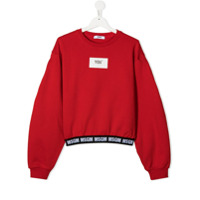 Msgm Kids Suéter com logo You - Vermelho