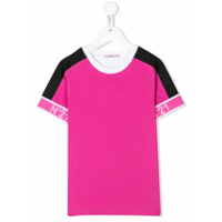 Nº21 Kids Camiseta color block - Rosa