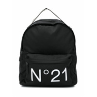 Nº21 Kids logo backpack - Preto