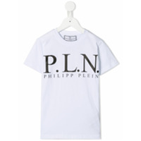 Philipp Plein Junior Camiseta P.L.N. - Branco
