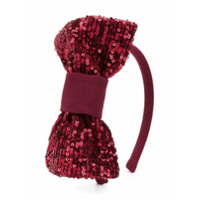 Piccola Ludo bow detail hairband - Vermelho
