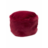 Piccola Ludo faux-fur hat - Vermelho
