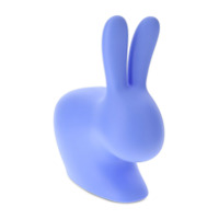 Qeeboo Cadeira infantil Rabbit - Azul