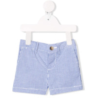 Ralph Lauren Kids Bermuda com listras - Azul