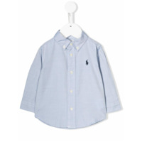 Ralph Lauren Kids Camisa com logo - Azul