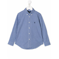 Ralph Lauren Kids Camisa xadrez - Azul