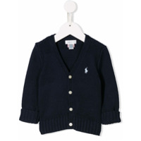 Ralph Lauren Kids Cardigã de tricô - Azul