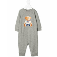 Ralph Lauren Kids Polo Bear jumpsuit - Cinza