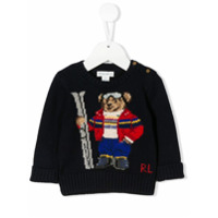 Ralph Lauren Kids Suéter Polo Bear - Azul