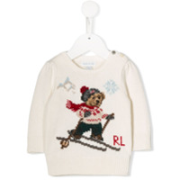 Ralph Lauren Kids Suéter Polo Bear - Branco