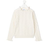 Siola cable-knit jumper - Branco