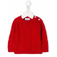 Siola cable knit jumper - Vermelho