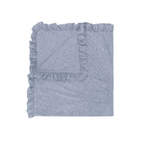 Siola Cobertor com babado na barra - Cinza