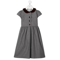 Siola short-sleeve flared dress - Cinza