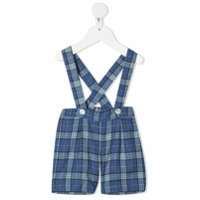 Siola tailored check pattern shorts - Azul