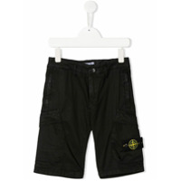 Stone Island Junior Bermuda cargo - Preto