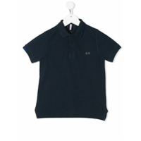 Sun 68 Camisa polo com logo bordado - Azul