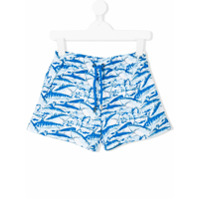 Sunuva shark printed swim shorts - Azul