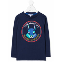 The Marc Jacobs Kids Moletom com logo - Azul