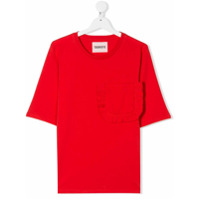 Touriste Camiseta com bolso - Vermelho