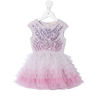 Tutu Du Monde Vestido Aria com tule - Roxo