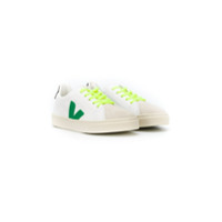 Veja Kids Tênis neon com cadarço - Branco