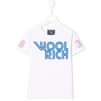 Woolrich Kids Camiseta com logo - Branco