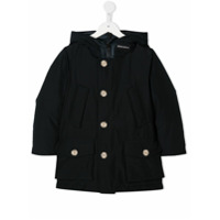 Woolrich Kids Parka com capuz - Azul