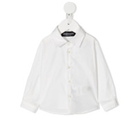 Young Versace Camisa lisa - Branco