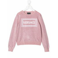 Young Versace vintage logo jumper - Rosa