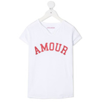 Zadig & Voltaire Kids Camiseta Amour - Branco