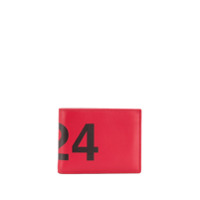 424 Carteira Fairax com logo - Vermelho