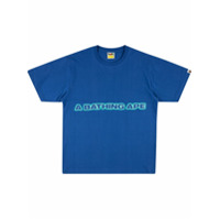 A BATHING APE® logo-print T-shirt - Azul