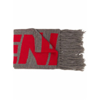 A-COLD-WALL* fringed intarsia scarf - Cinza